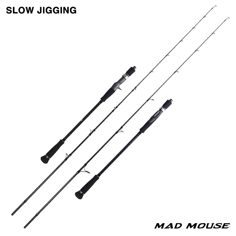 MADMOUSE Slow Jigging Rod 6"3 80-350G 15kgs