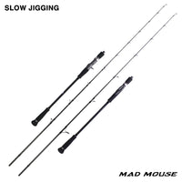 MAD MOUSE Japan Slow Jigging Rod – 6’3” Fuji Components (80–350 g Jig Weight, 15 kg Line)