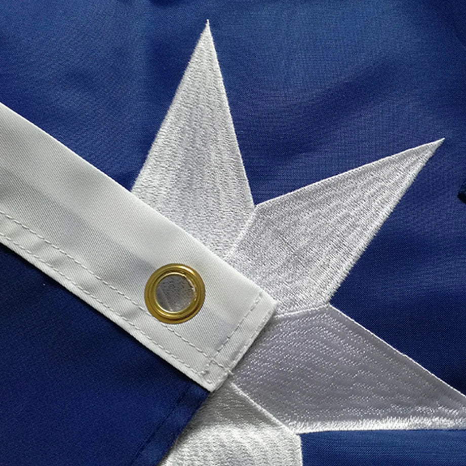 True Blue 3×5ft Embroidered Aussie Flag – Tough Sewn Build for Boats & Camps