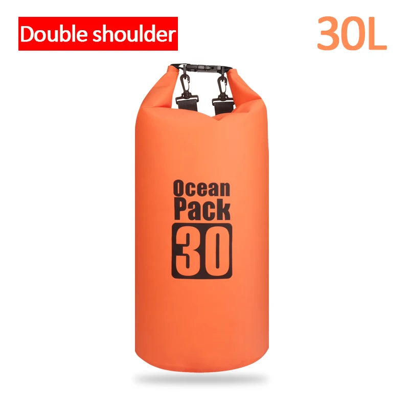 Waterproof Floating Dry Bag | 2L–30L | 500D | Fishing, Boating & Swimming