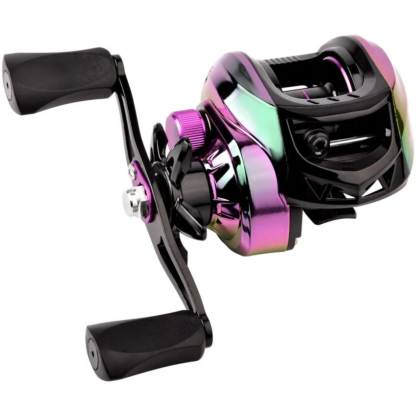Beginner Baitcaster Reel 7.2:1 Gear Ratio 8-10KG Drag