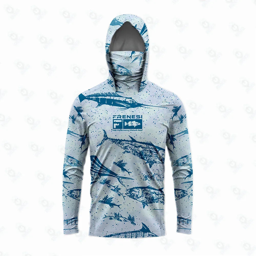 FRENESI Fishing Shirt with Mask and Hood