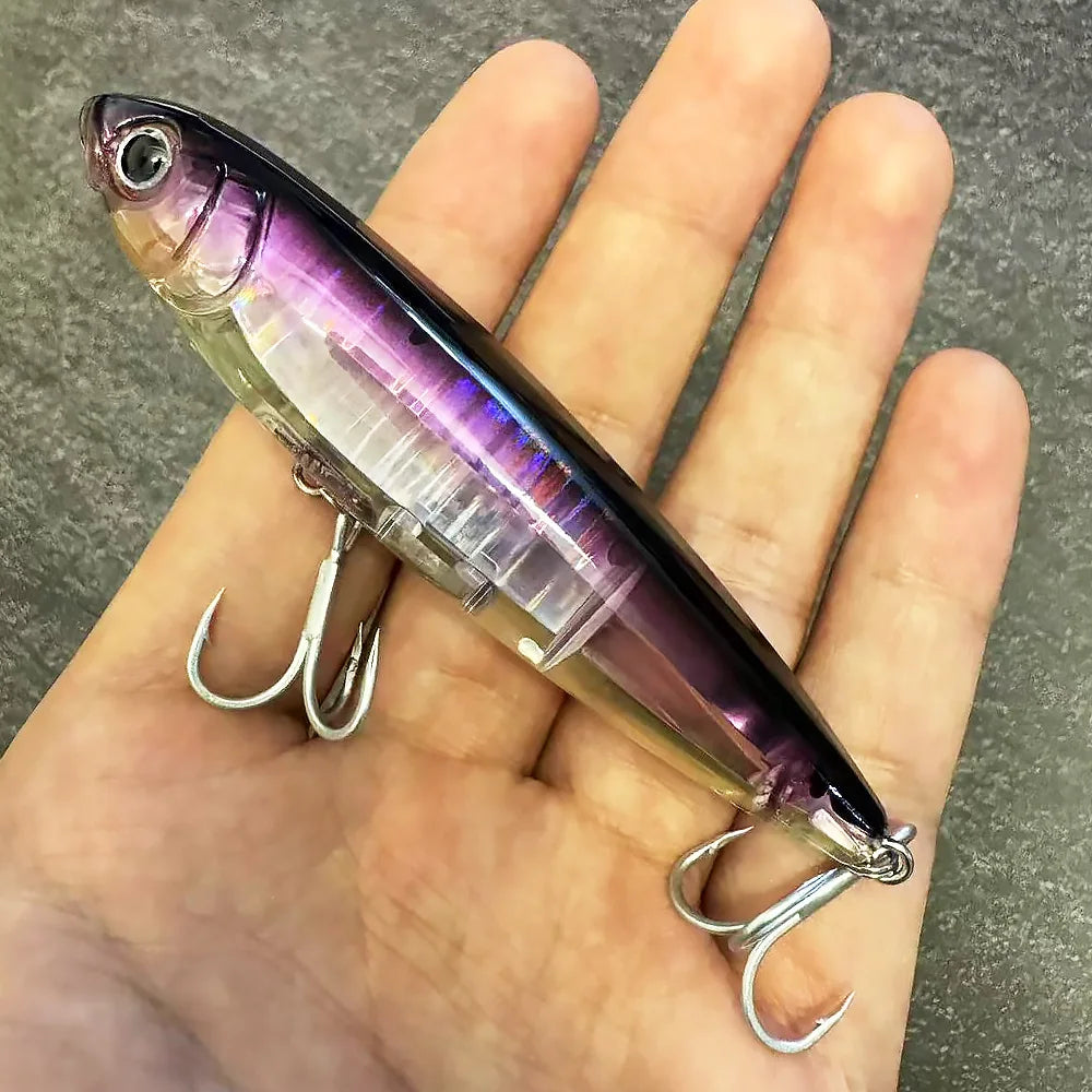 Floating Pencil Bait – 10 cm / 17.5 g Topwater Hard Lure (Walk-the-Dog Action, Fresh & Saltwater)