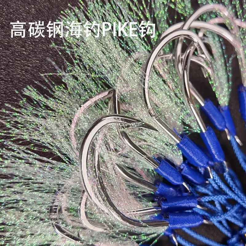 6Pcs Twin Assist Hook Slow Jigging