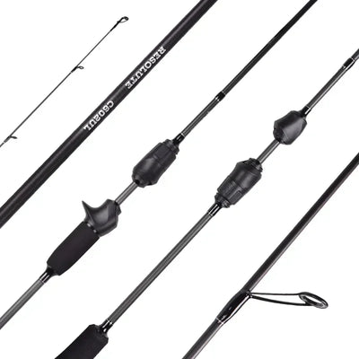 Mavllos Resolute Light BFS Rod | 4-Piece Carbon | Solid Fast Tip | 0.8–7g Lure | 2–6lb Line | Casting & Spinning