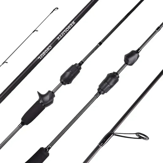 Mavllos Resolute Light BFS Rod | 4-Piece Carbon | Solid Fast Tip | 0.8–7g Lure | 2–6lb Line | Casting & Spinning