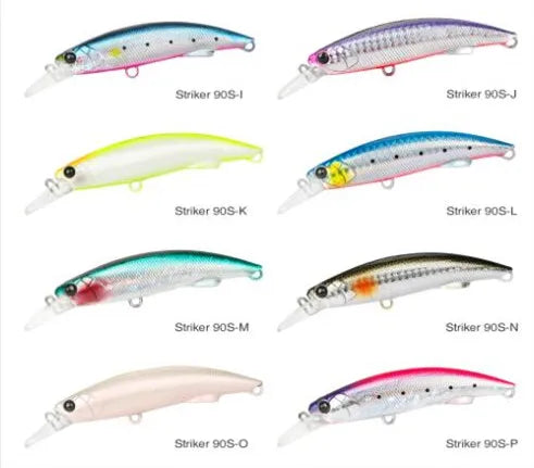 Tsurinoya Sinking Minnow Lure Set – 8 pcs 90 mm / 37 g Long-Casting Hardbaits (Fresh & Saltwater)