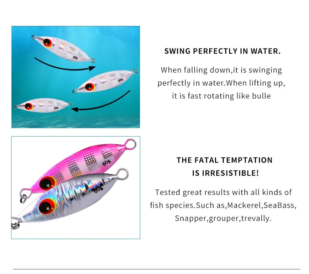 BigJig Saltwater Jigs 10g-60g