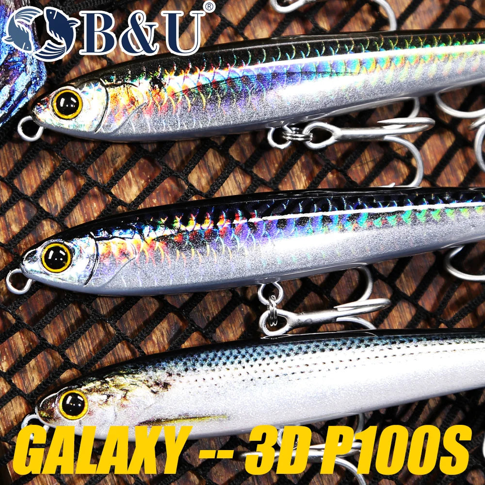 B&U Sinking Pencil Bait 95mm 28g Sinking