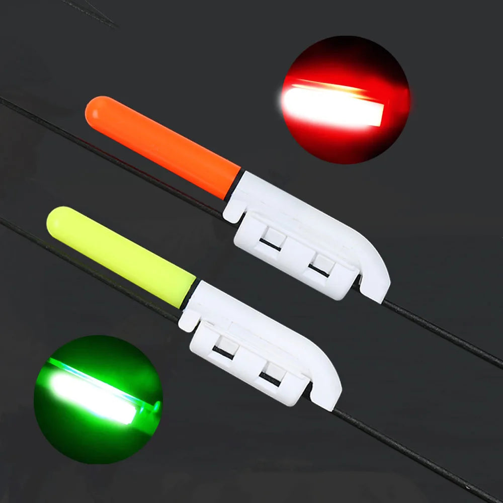 2pcs Rechargeable LED Rod Tip Lights for night fishing