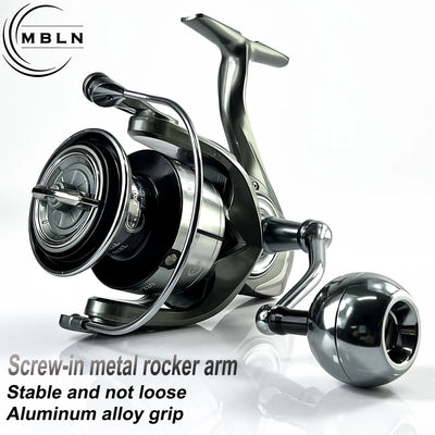 MBLN Long-Casting Spinning Reel | Full Metal Body | Aluminum Spool | Balanced Rotor & Metal Handle Knob