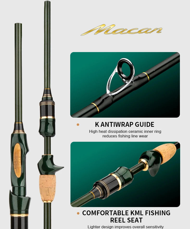 CEMREO Spinning/Casting Travel Rod