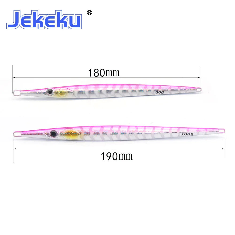 25-Piece Fast Sinking Slow Jig Set – 80–100 g Metal Jigs (Saltwater)