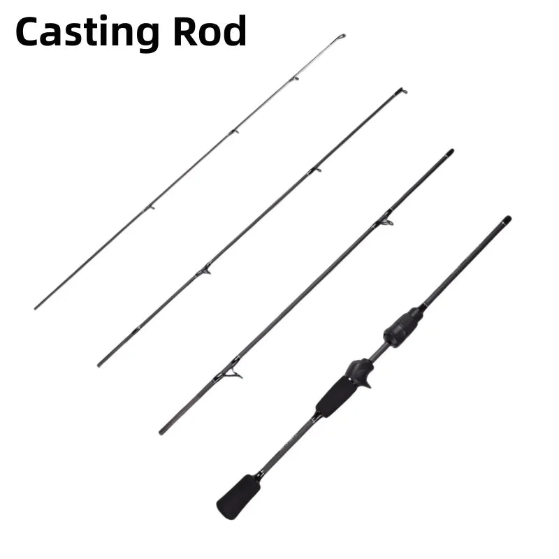 Mavllos Resolute Light BFS Rod | 4-Piece Carbon | Solid Fast Tip | 0.8–7g Lure | 2–6lb Line | Casting & Spinning