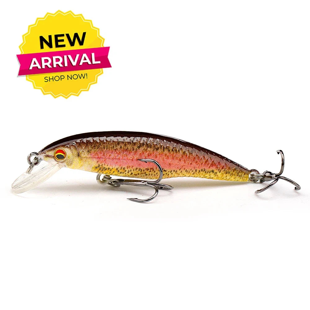 Slim-Shape Floating Minnow – 50–90 mm Hardbody Lure for Bream, Flathead & Tailor