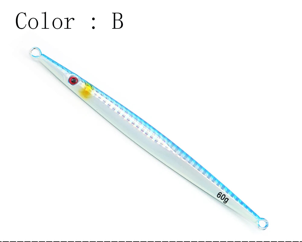 25-Piece Slow Jigging Lure Set – 100g Metal Jigs (Deepwater Saltwater)