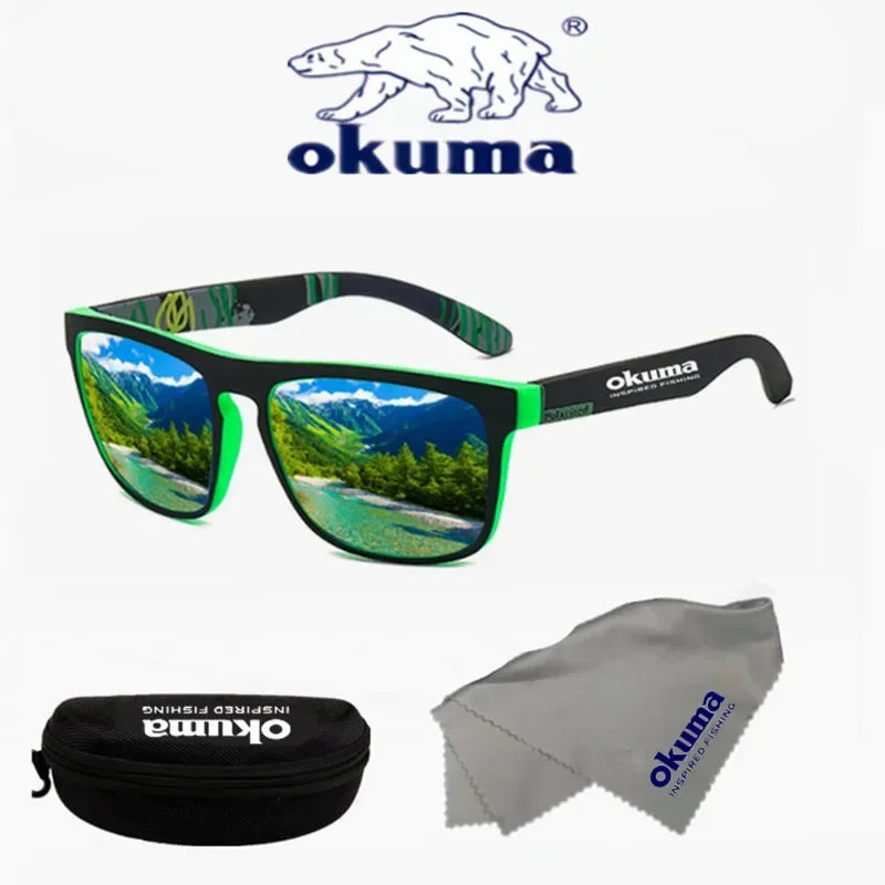 Okuma Polarized Sunglasses | UV400 Men & Women | Outdoor Fishing, Hunting, Cycling & Driving Eyewear | Optional Storage Box