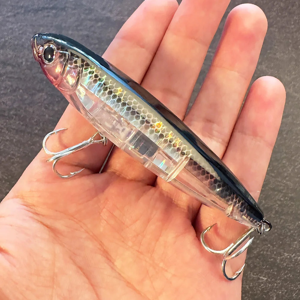 Floating Pencil Bait – 10 cm / 17.5 g Topwater Hard Lure (Walk-the-Dog Action, Fresh & Saltwater)