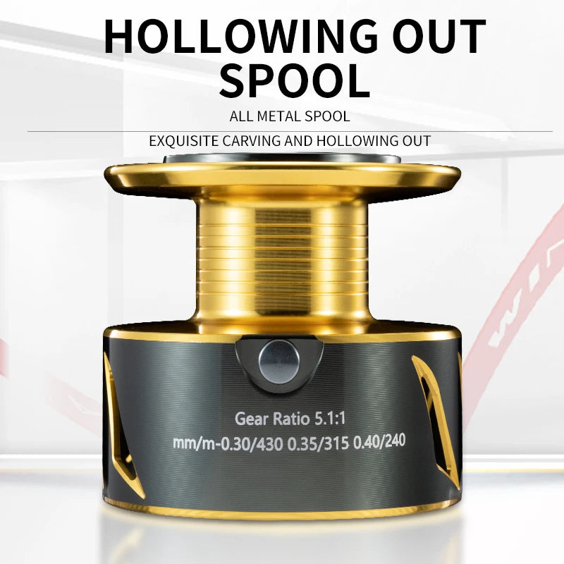 SW Saltwater Spinning Reel 4000–8000 – 9+1 Ball Bearings, Heavy-Duty Smooth Drag