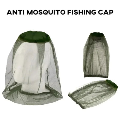 Anti-Mosquito Fishing Hat Net | Breathable Adjustable Mesh | Outdoor Protection for Fishing, Camping & Travel
