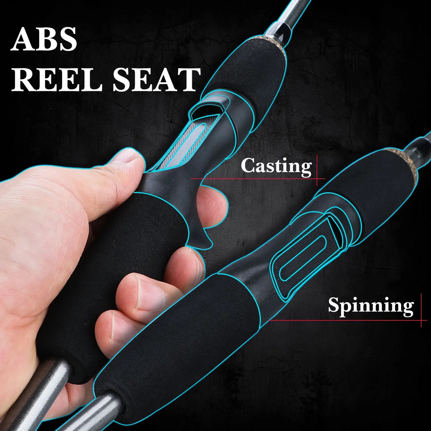 5-Section Travel Rod 1.8m Spinning/Casting