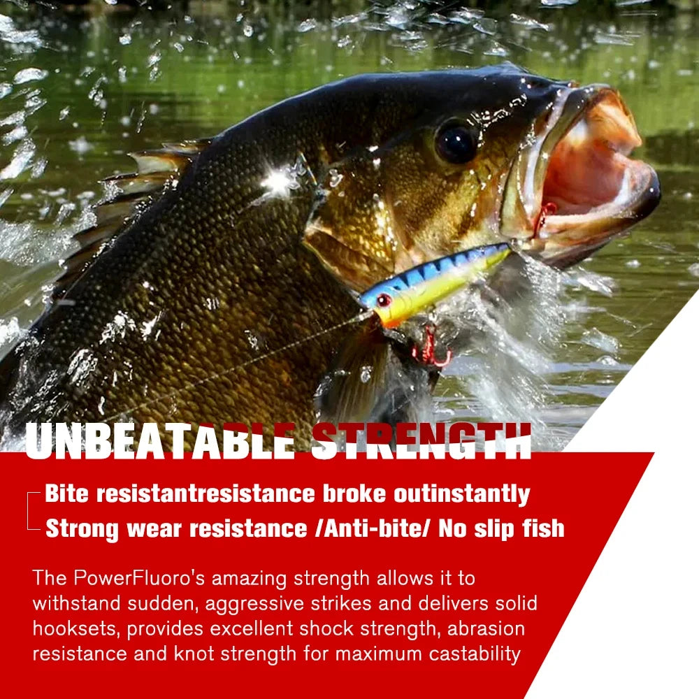 99% Fluorocarbon Invisible High Abrasion Resistant Line 100m