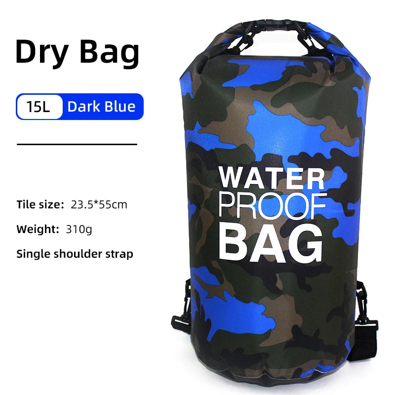 Waterproof Dry Backpack with Wet Separation Pocket | 15L / 30L