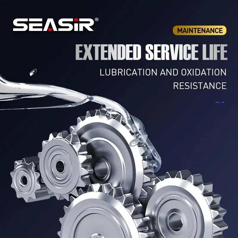 SEASIR Fishing Reel Maintenance Kit | Protective Grease 20ml + Lubricant Oil 20ml (2pcs)