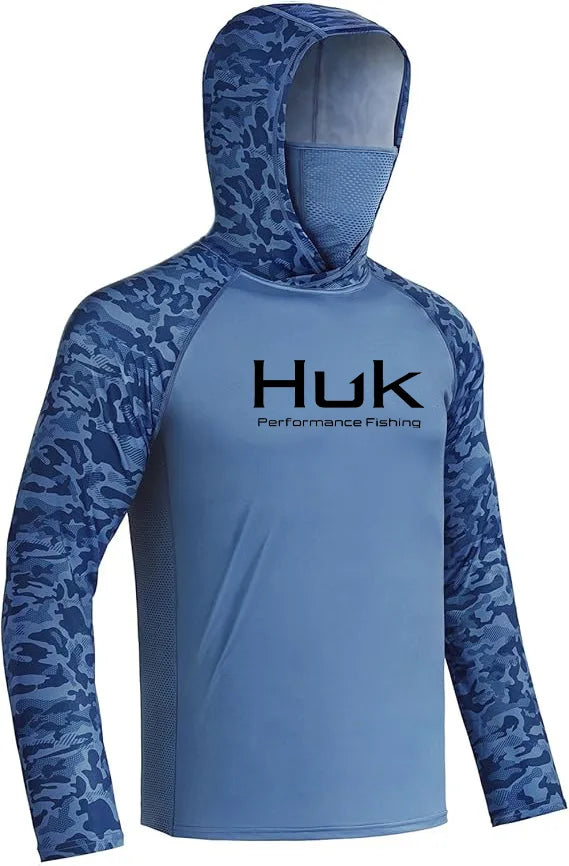 HUK Hooded Fishing Shirt Unisex Range