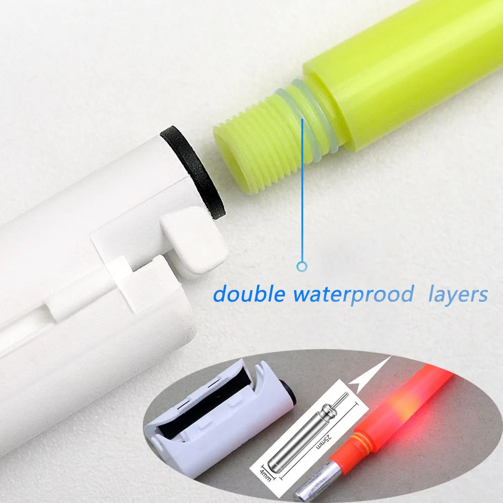 2pcs Rechargeable LED Rod Tip Lights for night fishing