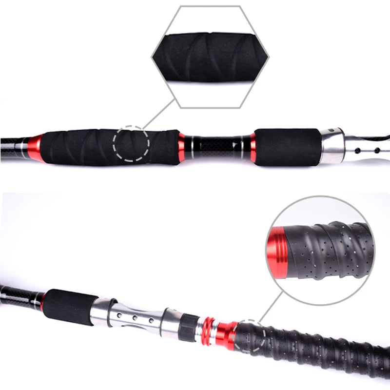 STROMII Tuna Spinning Rod 3 Sections 70-250g MH Power 30-50LB