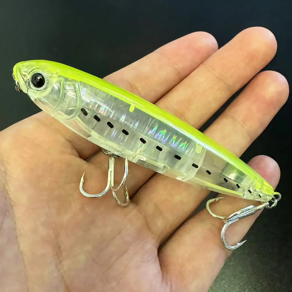 Floating Pencil Bait – 10 cm / 17.5 g Topwater Hard Lure (Walk-the-Dog Action, Fresh & Saltwater)