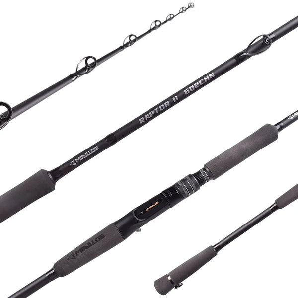 Mavllos Raptor II Tuna Rod | 80–250g Lure | 20–50lb Line | Carbon Tip | Boat Jigging & Saltwater Casting