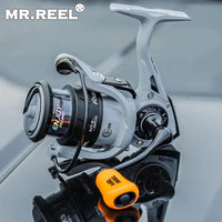 MR.REEL Spinning Reel | Shallow Alloy Spool | CNC Metal Handle | Bold Bail & Drag System