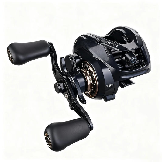 Seasir Low-Profile Baitcaster Reel 7.0:1 Gear Ratio | 8KG Max Drag | Dual Brake Anti-Backlash System