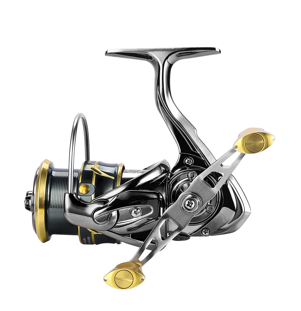 BEARKING 9+1 Stainless-Bearing Spinning Reel – 5.5:1 Gear Ratio, 7 kg Max Drag