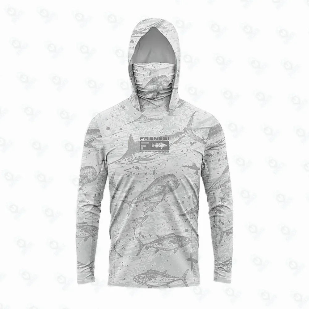 FRENESI Fishing Shirt with Mask and Hood