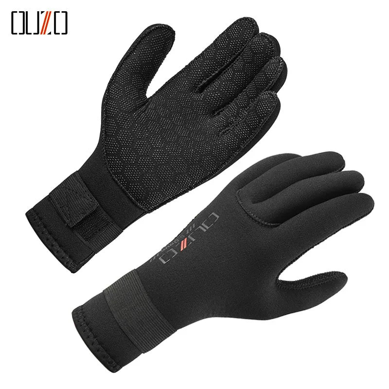 3mm Neoprene Diving Gloves – Warm, Anti-Slip & Waterproof for Fishing, Diving & Water Sports