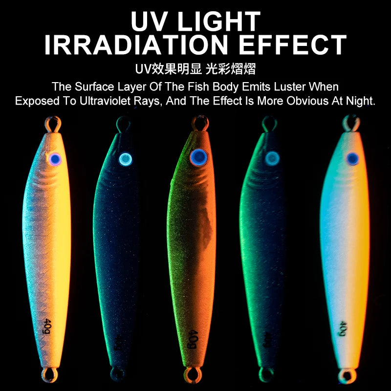 OBSESSION J2 Hard Metal Jigs Lure 60g/80g
