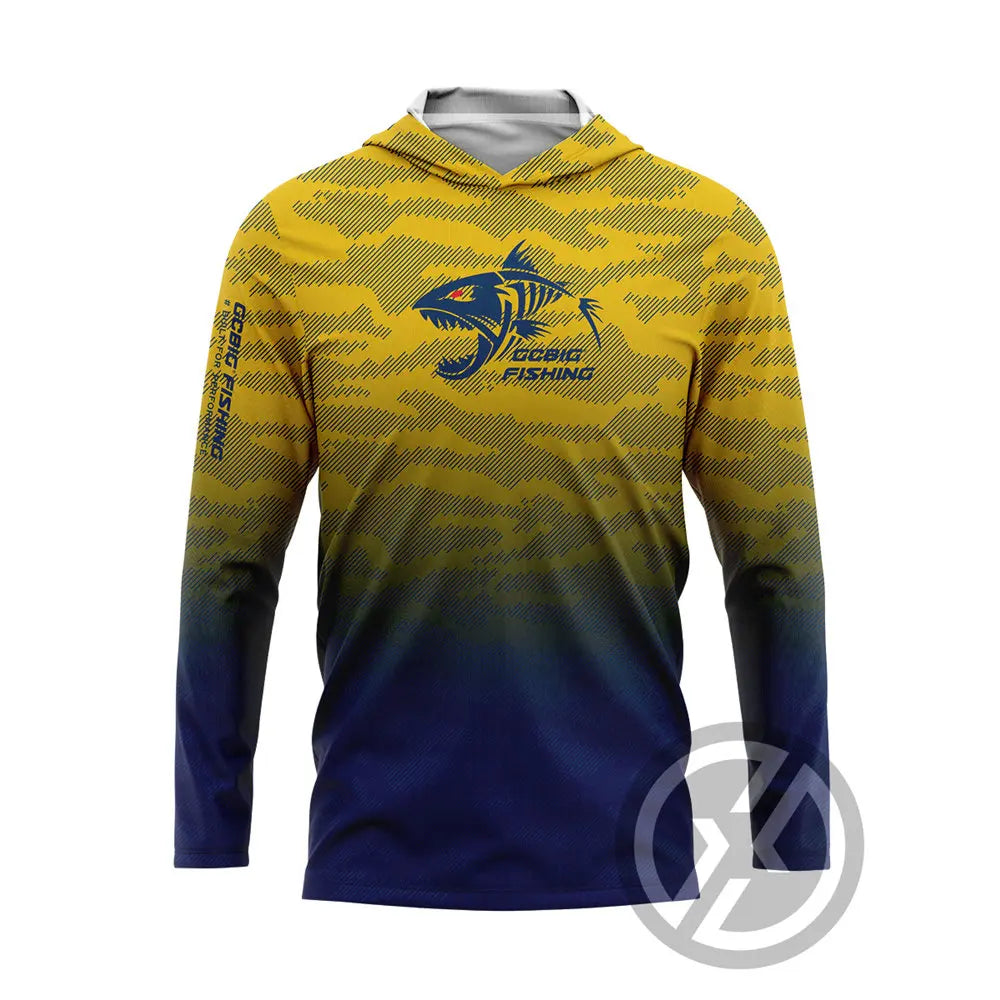 Men’s Long Sleeve Fishing Shirt – Quick-Dry, Breathable & UPF 50+ Sun Protection