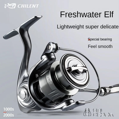 CHILENT CICADA1000 Spinning Reel | Ultralight Carbon Body | Waterproof | Freshwater & Saltwater