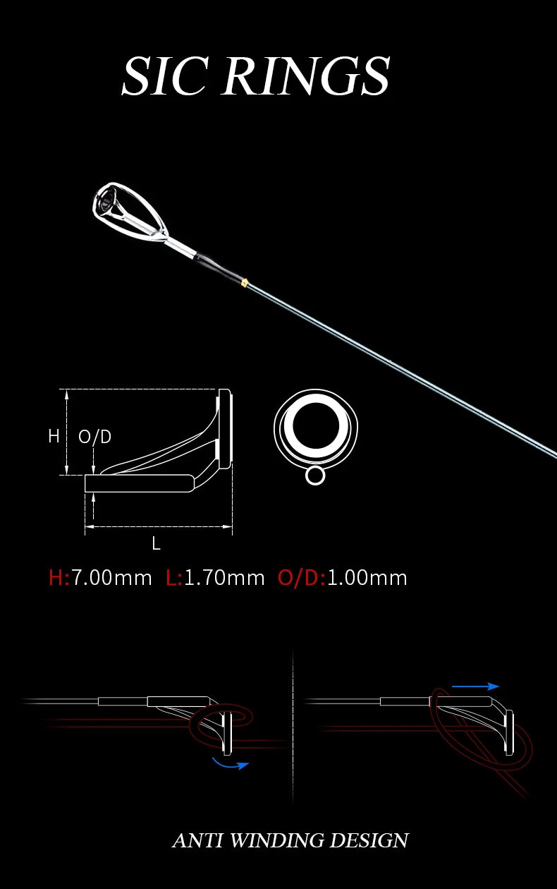 CEMREO Ultra Light Finesse Rod Casting/Spinning