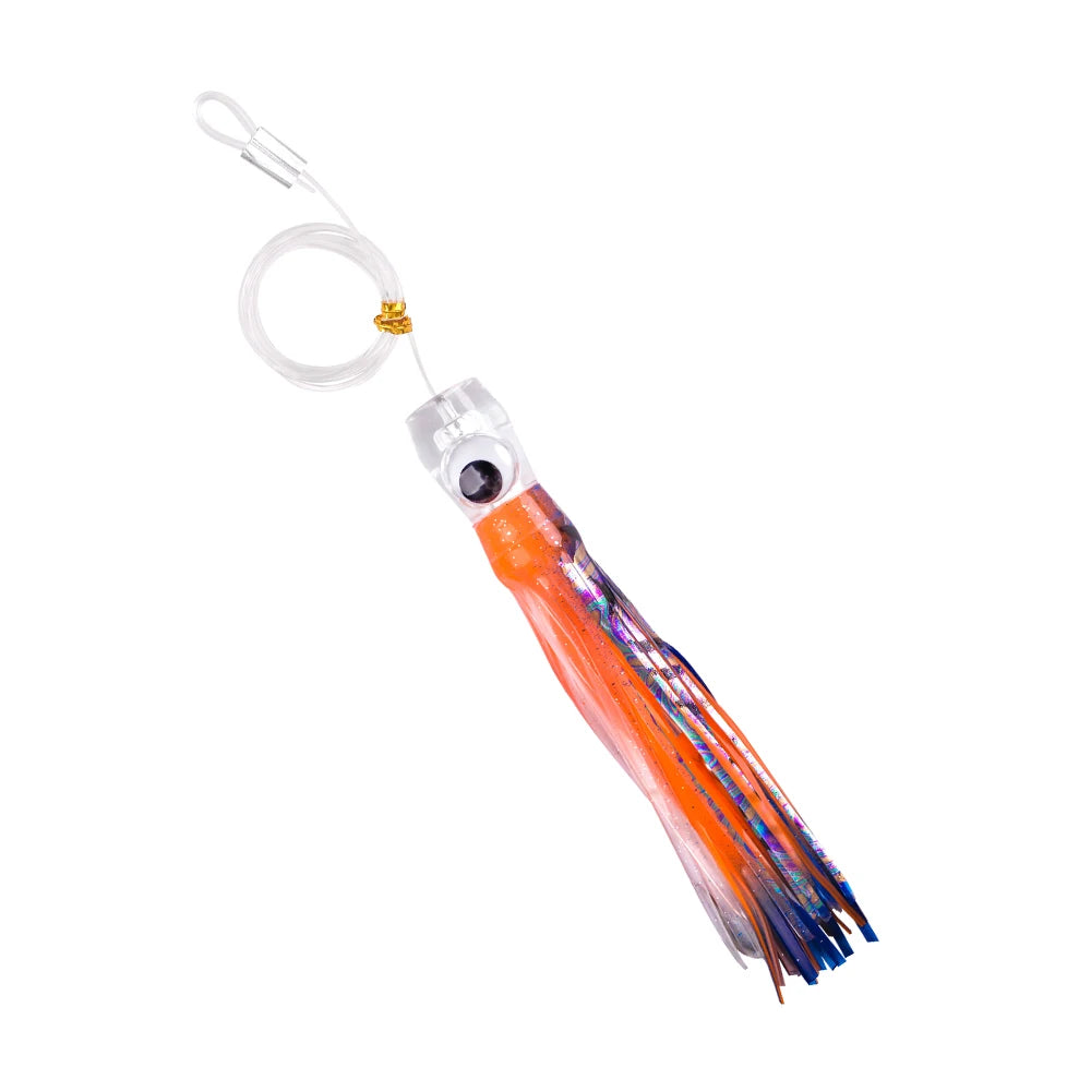 Trolling Skirt Tuna Lures (5-Pack) | Rigged Big Game Saltwater Lures