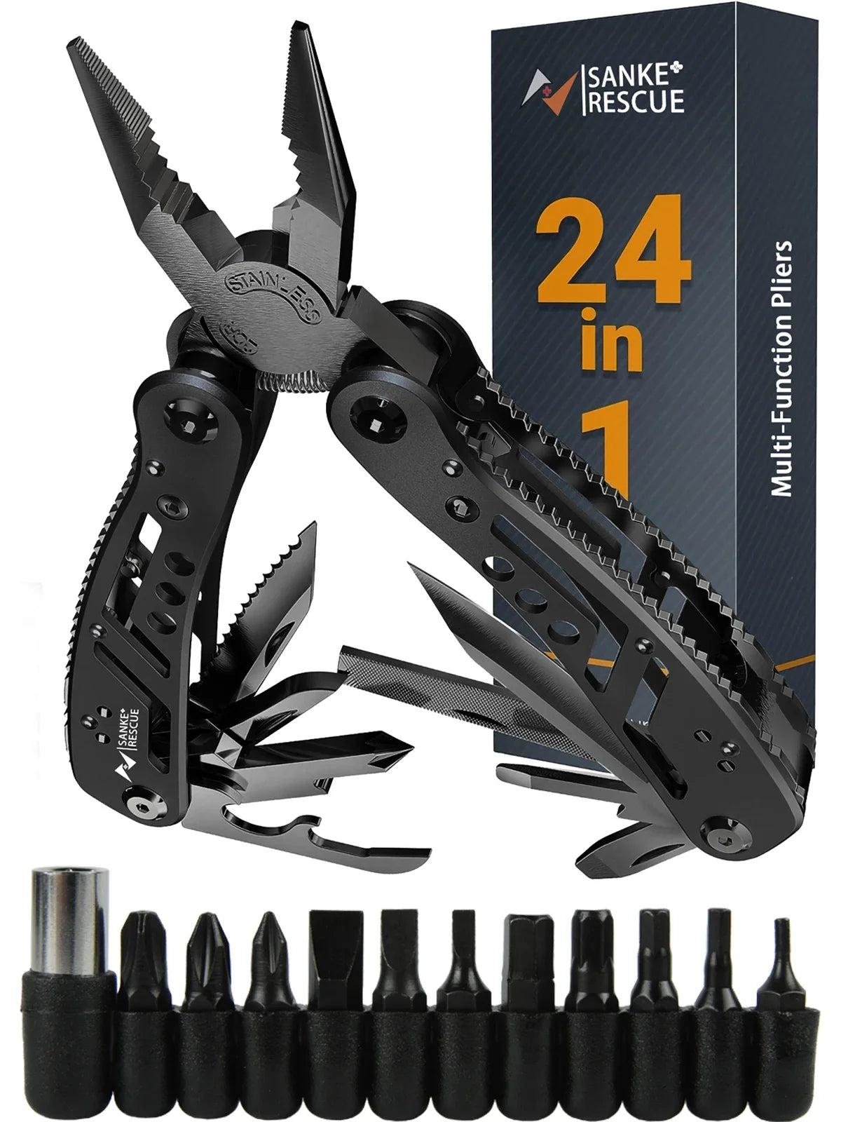 24-in-1 Multitool Pliers | Survival, Camping & Fishing Multi-Tool