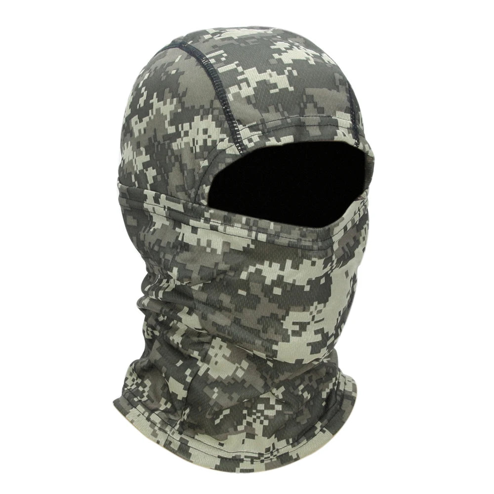Camouflage Fishing & Hunting Balaclava – Breathable UV-Protective Face Mask