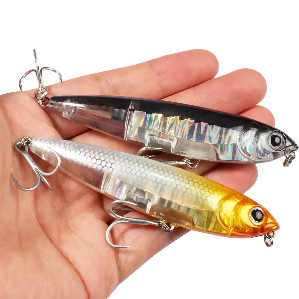 Floating Pencil Bait – 10 cm / 17.5 g Topwater Hard Lure (Walk-the-Dog Action, Fresh & Saltwater)