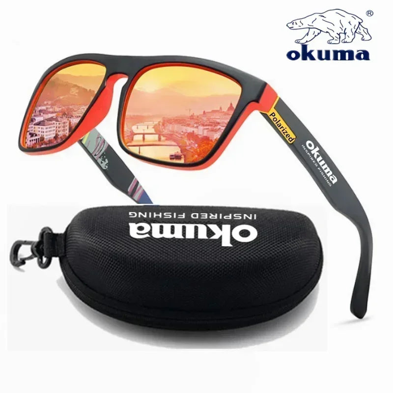 Okuma Polarized Sunglasses | UV400 Men & Women | Outdoor Fishing, Hunting, Cycling & Driving Eyewear | Optional Storage Box