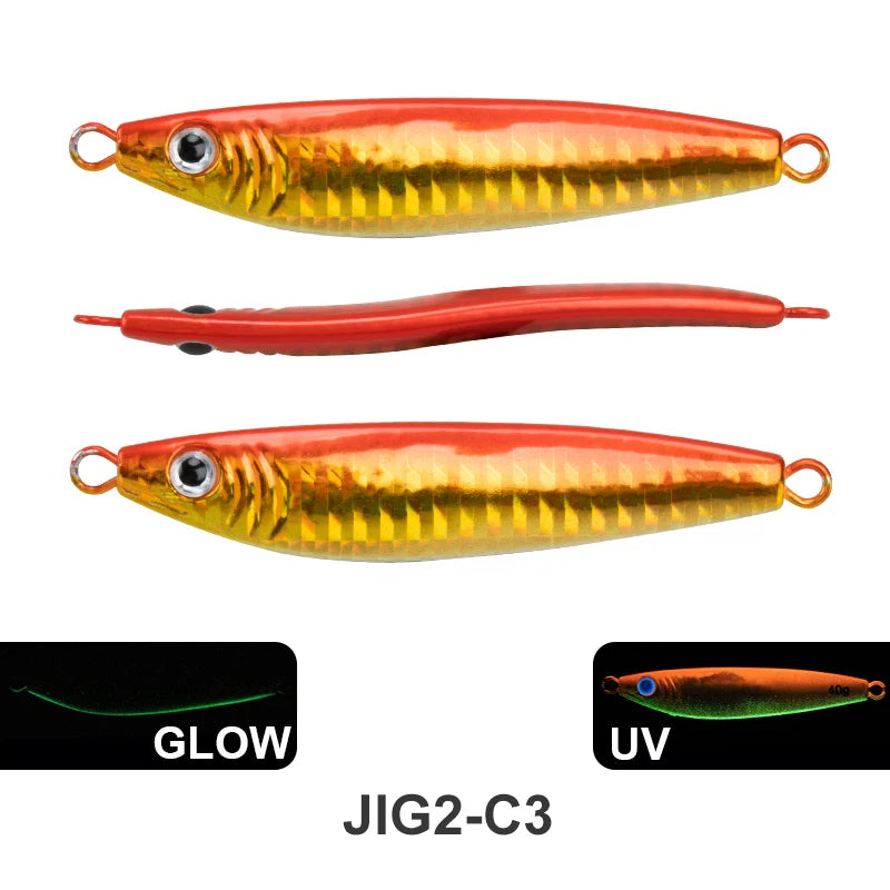 OBSESSION J2 Hard Metal Jigs Lure 60g/80g