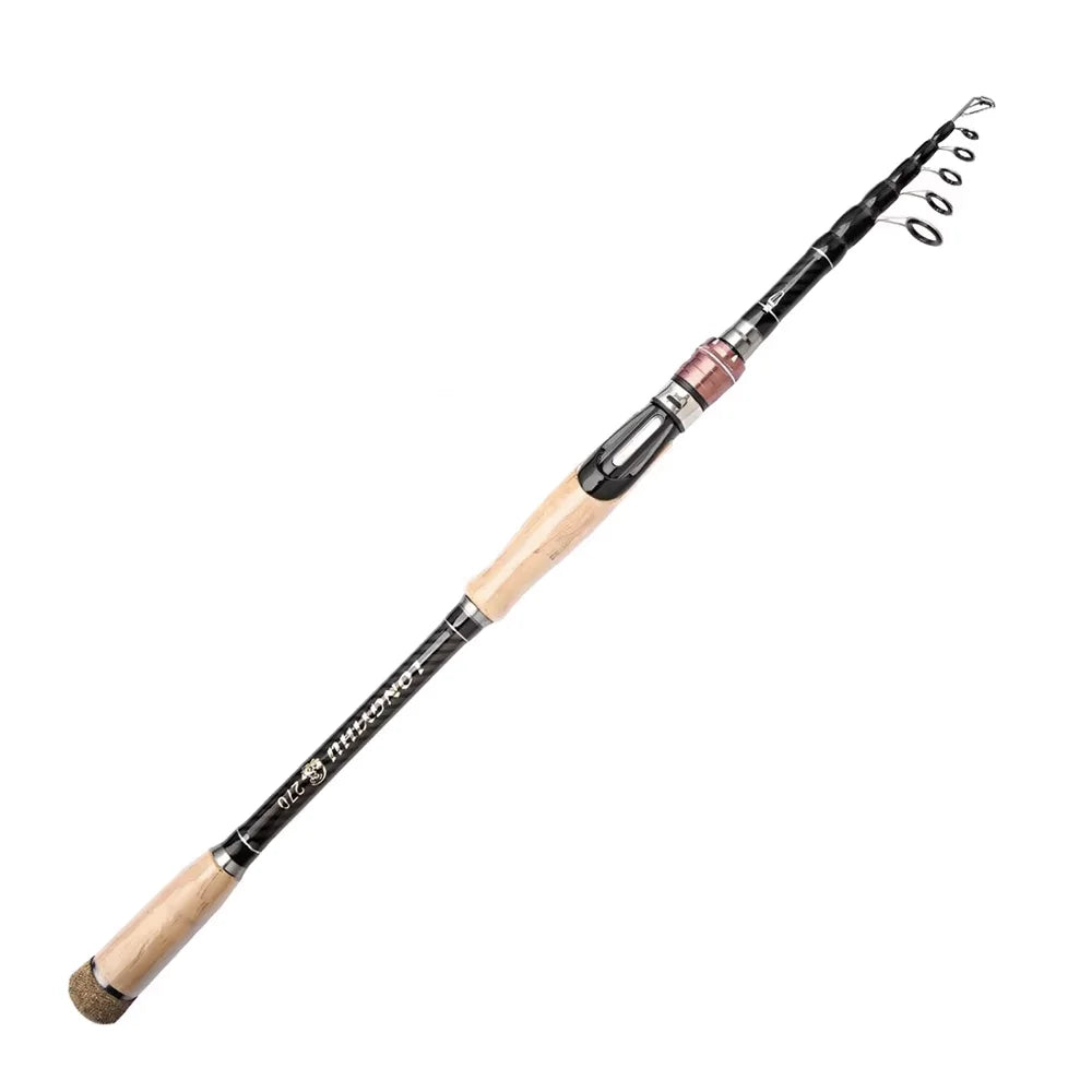 Carbon Fiber Telescopic Lure Rod 1.8-3.6m
