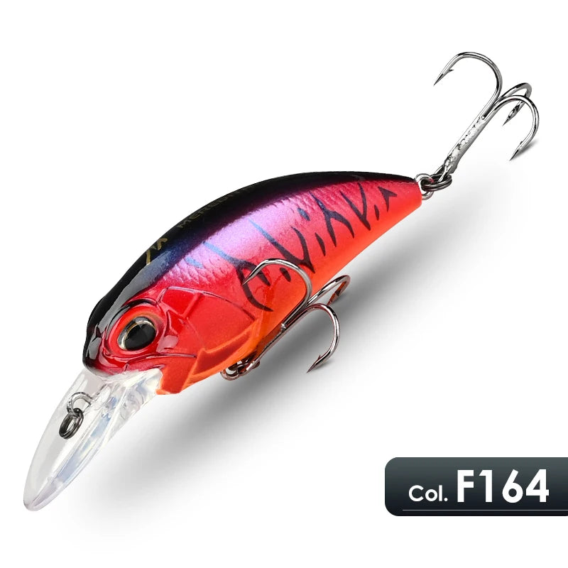 Slow Floating Crankbait – 6.5 cm / 14 g Hard Body Lure for Bream, Bass & Flathead